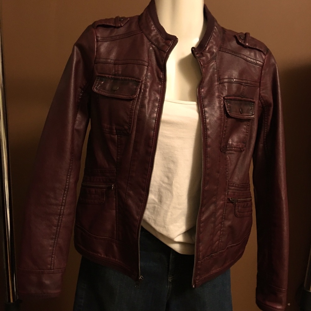 Sonoma faux leather jacket